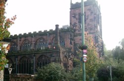 The main Church of England church in Eccles, Greater Manchester Wallpaper