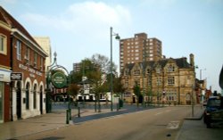 The very centre of Eccles, Greater Manchester Wallpaper