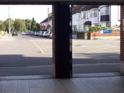 View from Sudbury Town Station from ticket office Wallpaper