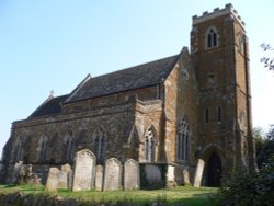 Bisbrooke Church, Rutland - Completely re-built 1871. Tower built 1914. Grade II listed.