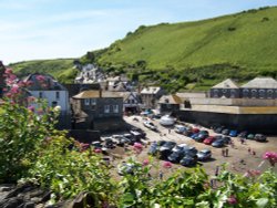 Harbour, Port Isaac, Cornwall Wallpaper