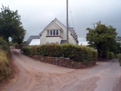 The New Chapel Cottage Going Out Towards Cullompton Wallpaper