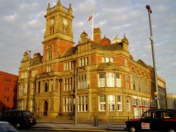 Blackpool..Town Hall Wallpaper