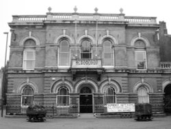 The original part of the Town Hall at Ilkeston in Derbyshire dates from the 1860's.