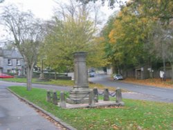 War Memorial, Main Street, Great Longstone, Derbyshire. Wallpaper