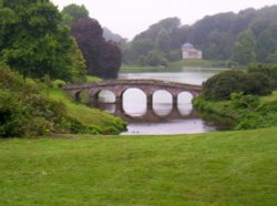 Stourhead, Wiltshire, July 2006. Wallpaper