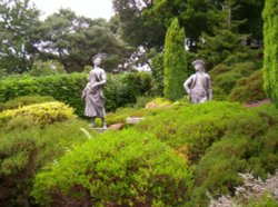 Compton Acres Gardens, Poole, Dorset. Wallpaper