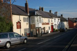 The George pub in Charmouth, Dorset Wallpaper