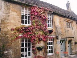 A house in Burford, September 2006. Wallpaper