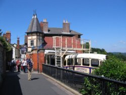 Bridgnorth, Shropshire. August 2006. This is the upper part of town. Wallpaper