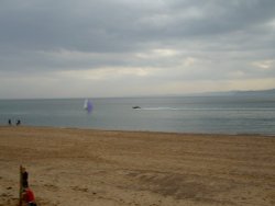 Exmouth beach, Devon. Wallpaper