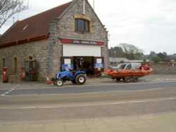 Royal National Lifeboat Institution, Exmouth, Devon. Wallpaper