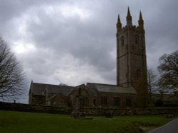 Church of St. Pancras, Widecombe in the Moor, Devon. Wallpaper