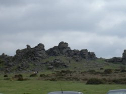 Hay Tor, Widecombe in the Moor, Devon. Wallpaper