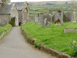 Church of St. Pancras, Widecombe in the Moor, Devon. Wallpaper