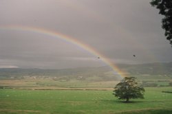 View from Tosson Farms Bed and Breakfast, Great Tosson, Northumberland