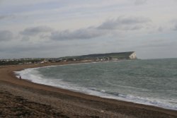 Seaford from Newhaven beach Wallpaper