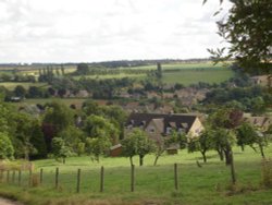 Outside Chipping Campden along the Cotswold Way. Wallpaper