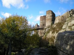 Beeston castle, Cheshire. Wallpaper