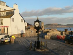 Lyme Regis town Clock, Lyme Regis, Dorset. Wallpaper