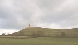 Glastonbury Tor, Glastonbury, Somerset. Wallpaper