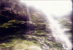 Tintagel Waterfall, Tintagel, Cornwall. Wallpaper