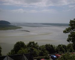 Taf Estuary, Laugharne, Carmarthenshire, Wales. Wallpaper