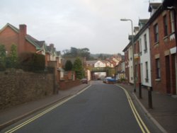 New Street in Honiton, taken in September 2003. Wallpaper