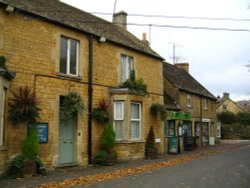Honey coloured houses, Bourton-on-the-Water, Gloucestershire.