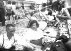 My Parents & sister on the Bognor Beach in around 1960 Wallpaper