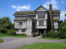 Little Moreton Hall, National Trust property, Congleton, Cheshire. Wallpaper