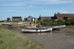 Brancaster Staithe, Brancaster, North Norfolk. Wallpaper