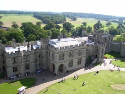 Warwick Castle, Warwick, Warwickshire. Wallpaper