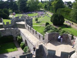 Warwick Castle, Warwick, Warwickshire. Wallpaper