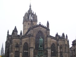 St Giles Church, Edinburgh, Midlothian, Scotland. Wallpaper