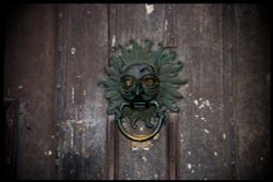 A picture of Durham Cathedral Door Knocker Wallpaper