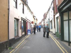 Charming lane in Rye, E. Sussex Wallpaper