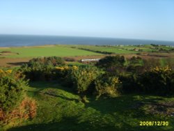 View looking North West from the top of Incleborough Hill, East Runton, Norfolk.