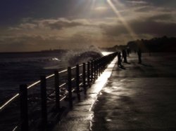 The Promenade, Seaburn, Sunderland, Tyne & Wear. Wallpaper