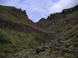 Peak District National Park, Derbyshire: Edale and the Kinder Plateau. Wallpaper