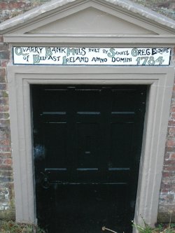 Door at Quarry Bank Mill, Styal, Cheshire