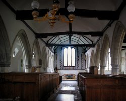 Interior of Brookland Church, Kent. Wallpaper