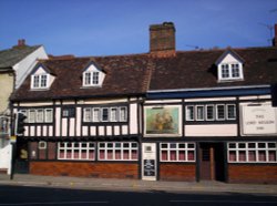 The Lord Nelson Inn, Ipswich Town, Suffolk. Wallpaper