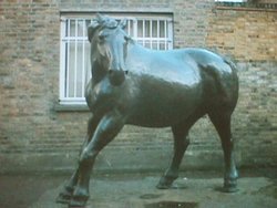 Horse statue near Ealing Library Wallpaper