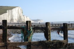 Seven Sisters Country Park, Cuckmere Haven, East Sussex. Wallpaper