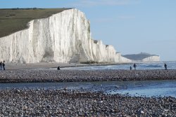 Seven Sisters Country Park, Cuckmere Haven, East Sussex. Wallpaper