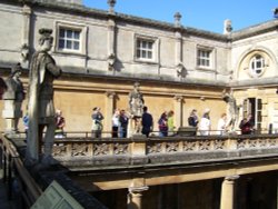 Roman Baths, Bath, Somerset. Wallpaper