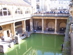 Roman Baths, Bath, Somerset. Wallpaper