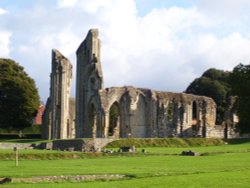 Glastonbury Abbey, Somerset Wallpaper