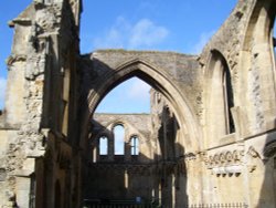 Glastonbury Abbey, Somerset Wallpaper